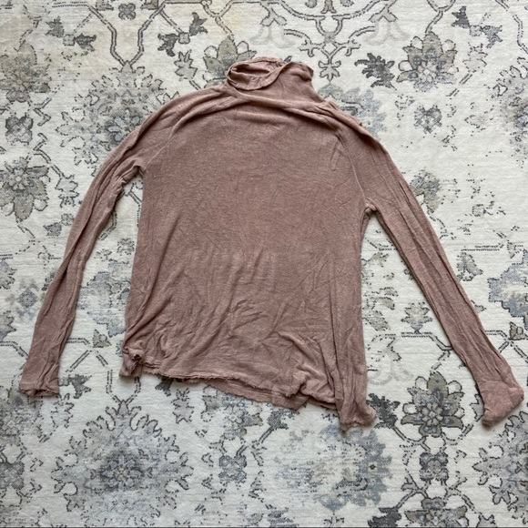 Free People Intimately Mock Neck Long Sleeve Slub - Picture 2 of 5
